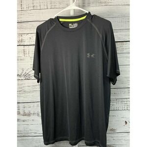 Under‎ Armour Loose Heatgear Green Kids T Shirt Size MD